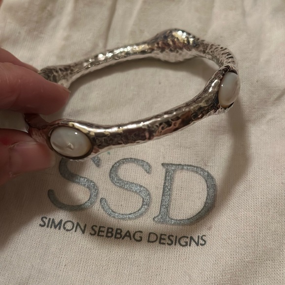 Simon Sebbag Silver Bracelet with MOP - Picture 5 of 8